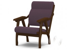 Кресло Вега-10 (орех лак/ULTRA PLUM) в Саянском - sayanskij.katalogmebeli.com | фото