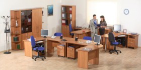 Мебель для персонала Альфа 61 Ольха в Саянском - sayanskij.katalogmebeli.com | фото